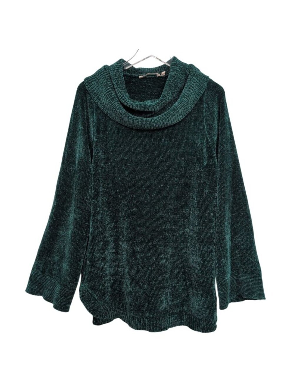 Soft Surroundings Chenille Soft Winds Sweater Womens Size Large Jewel Green